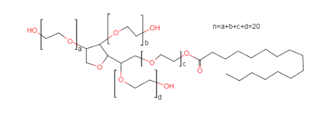 molecular formula of polysorbate 40