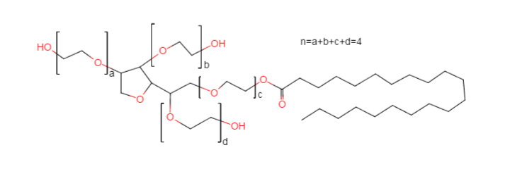 molecular formula of polysorbate 61