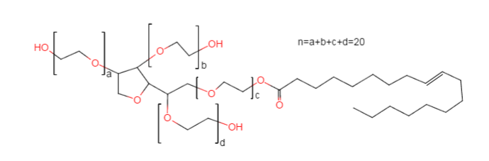 molecular formula of polysorbate 80
